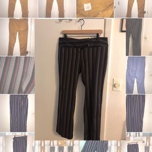 CHARLOTTE RUSSE STRIPED PANTS